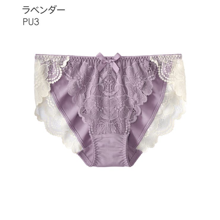 フルバックショーツ カシュクールレース プレーンショーツ[品番