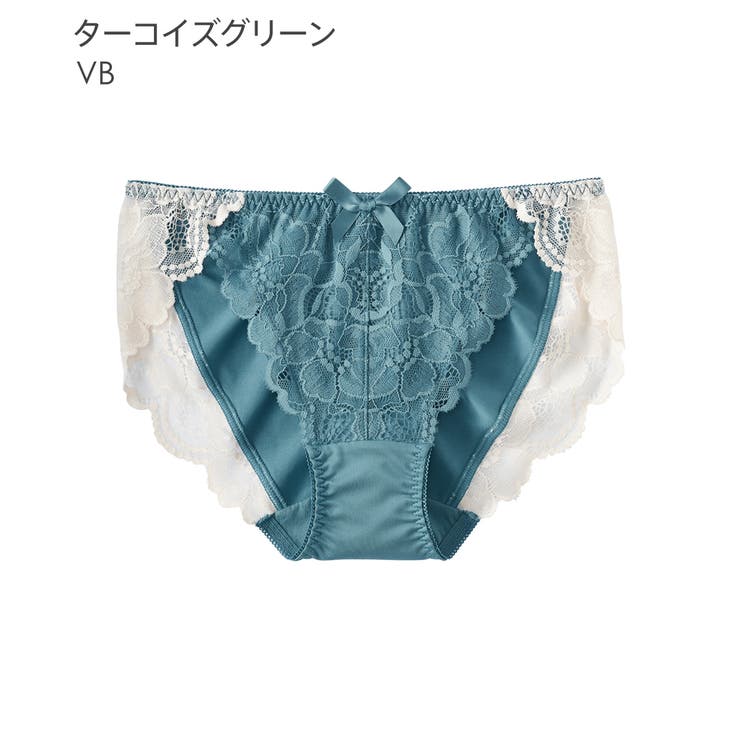 フルバックショーツ カシュクールレース プレーンショーツ[品番