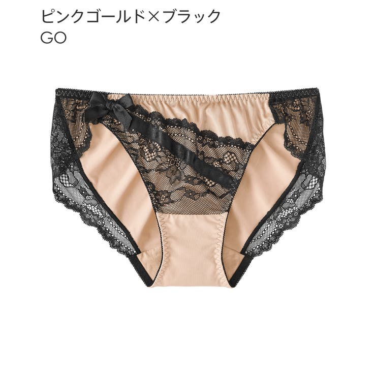 レース フルバックショーツ サテン[品番：SK000007606