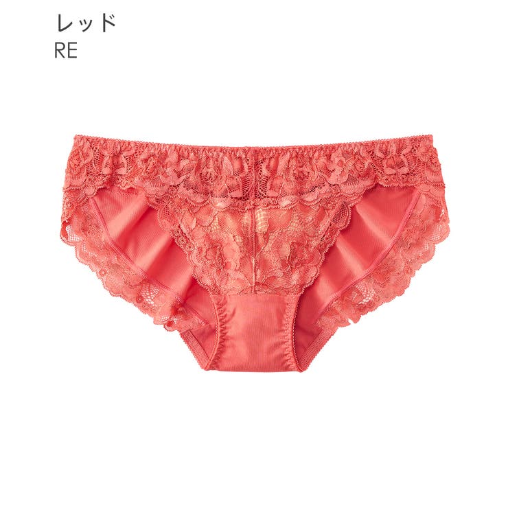 RE-レッド | フローラルレース プレーンショーツ | aimerfeel
