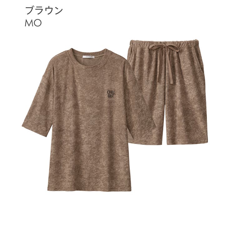 リラックスパイル 半袖 上下セット (男女兼用サイズ) | aimerfeel | 詳細画像22 