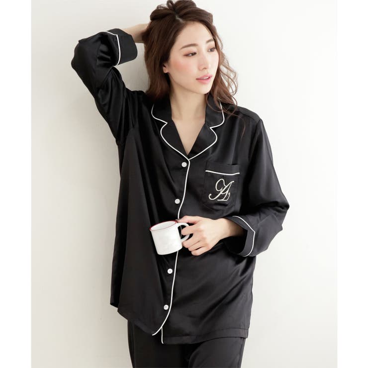 プライスダウン シルクタッチサテン パジャマ 上下セット 品番 Sk Aimerfeel エメフィール のレディースファッション通販 Shoplist ショップリスト