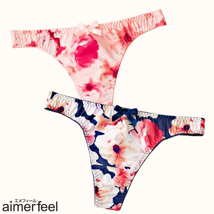 プライスダウン ユニカラーフラワー Tバックショーツ 品番 Sk Aimerfeel エメフィール のレディースファッション通販 Shoplist ショップリスト