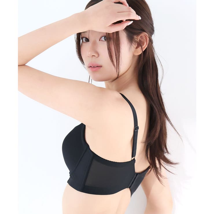 シームレス バーレスク脇高ブラ(R) 単品ブラジャー | aimerfeel | 詳細画像12 