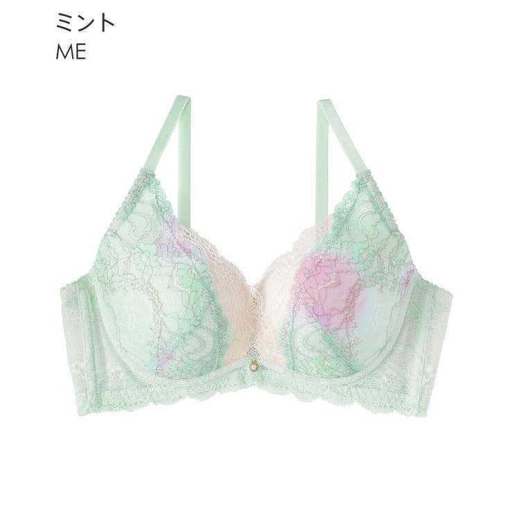マーメイド グラデ カシュクールレース脇高ブラ(R) 単品ブラジャー | aimerfeel | 詳細画像19 
