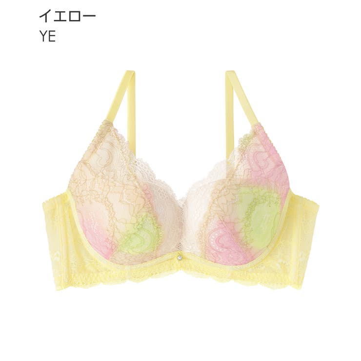 マーメイド グラデ カシュクールレース脇高ブラ(R) 単品ブラジャー | aimerfeel | 詳細画像18 