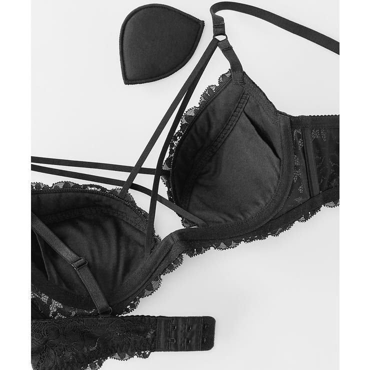 ▼デコルテクロス ブラジャー&ショーツ | aimerfeel | 詳細画像8 