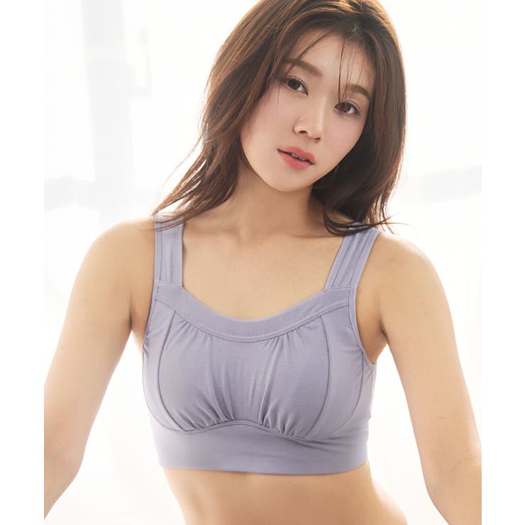 BU-スモーキーブルー | すっぽり包む 夢ごごち ナイトブラ 単品ブラジャー | aimerfeel