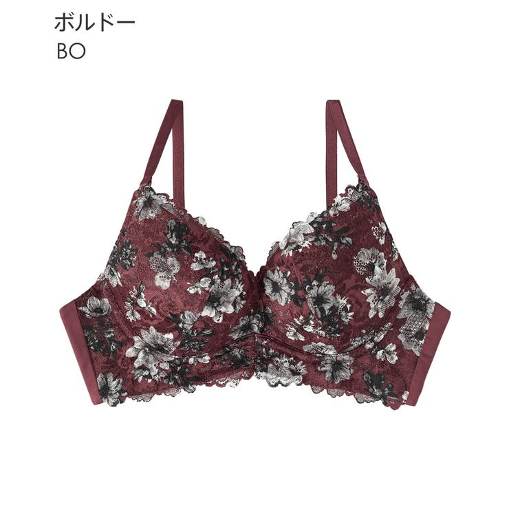 モノクローム フラワー aimerfeel楽ブラ(R) 単品ブラジャー | aimerfeel | 詳細画像18 