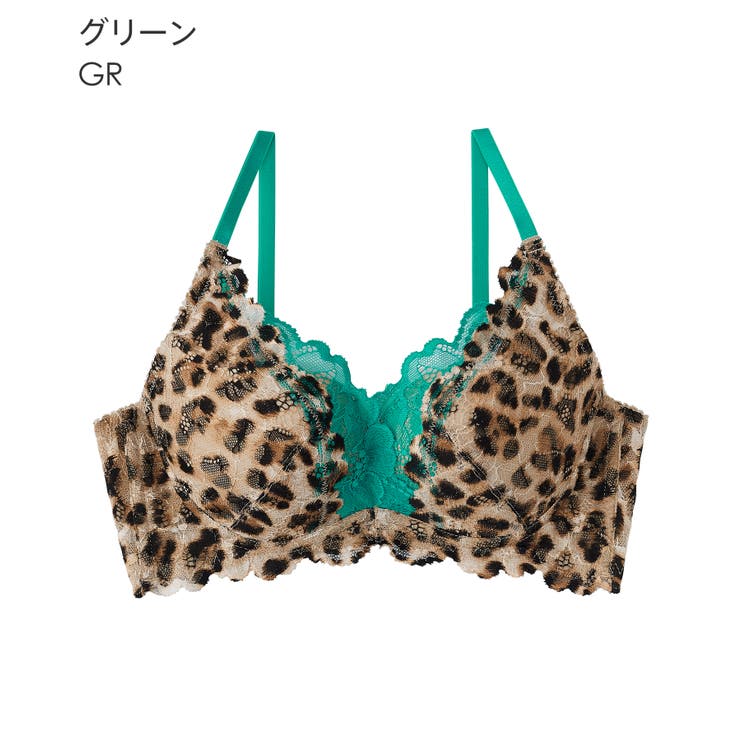 ヒョウ カシュクールレース脇高ブラ(R) 単品ブラジャー | aimerfeel | 詳細画像19 