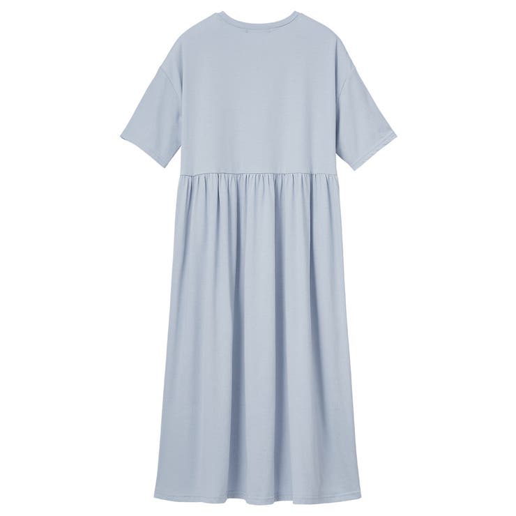 ▼シンプルロゴ 半袖 綿混 ワンピース | aimerfeel | 詳細画像10 