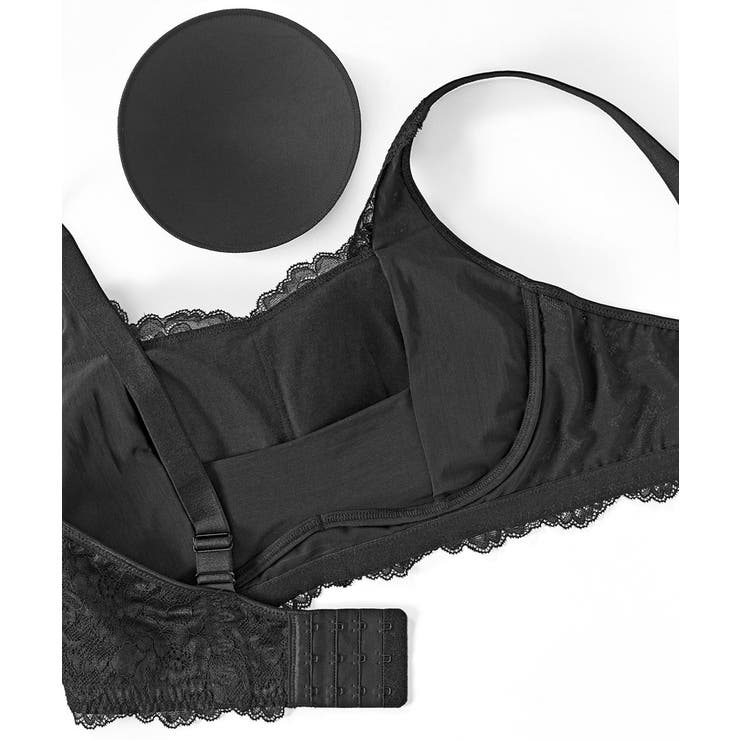 小さく見せる ノンワイヤー 単品ブラジャー (グラマーサイズ) | aimerfeel | 詳細画像17 