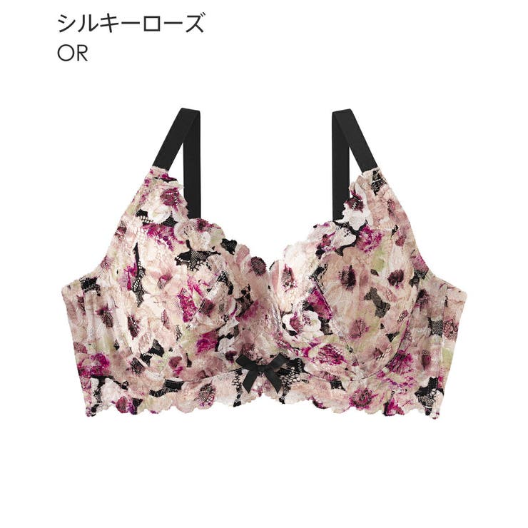 ヘイジーフラワー カシュクールレース脇高ブラ(R) 単品ブラジャー | aimerfeel | 詳細画像17 