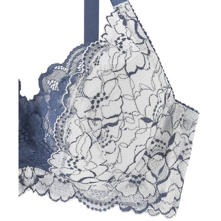 バイカラー カシュクールレース脇高ブラ(R) 単品ブラジャー (FGHカップ) | aimerfeel | 詳細画像16 