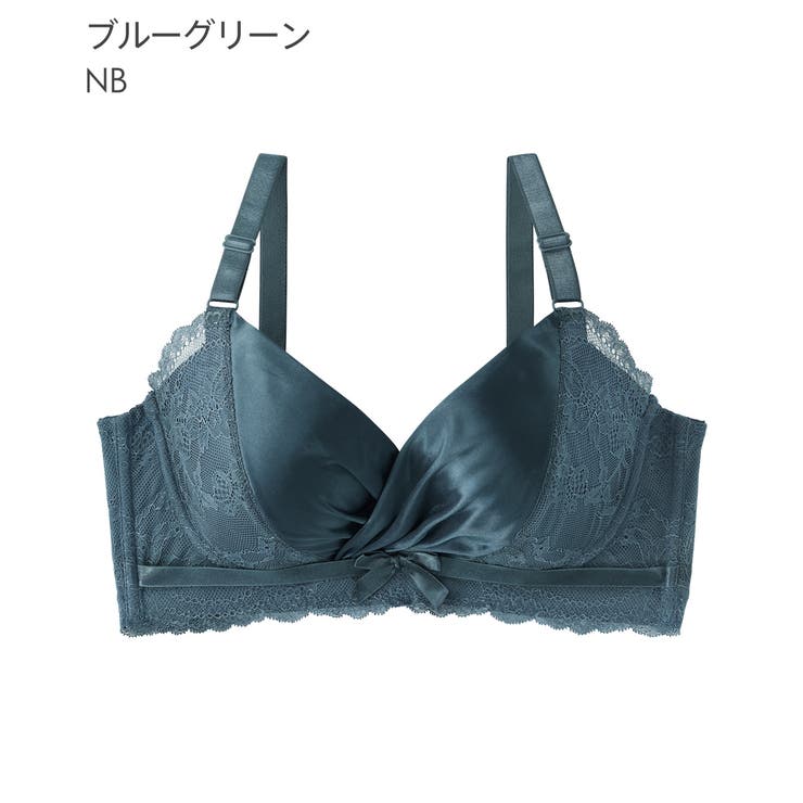エメフィールaimerfeelブラ&ショーツサテンオレンジ3点セット