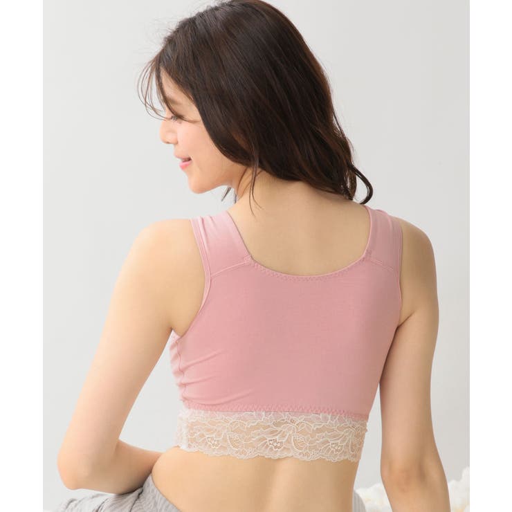 しっかり美胸 夢ごこち 綿混 ナイトブラ 単品ブラジャー (グラマーサイズ) | aimerfeel | 詳細画像18 