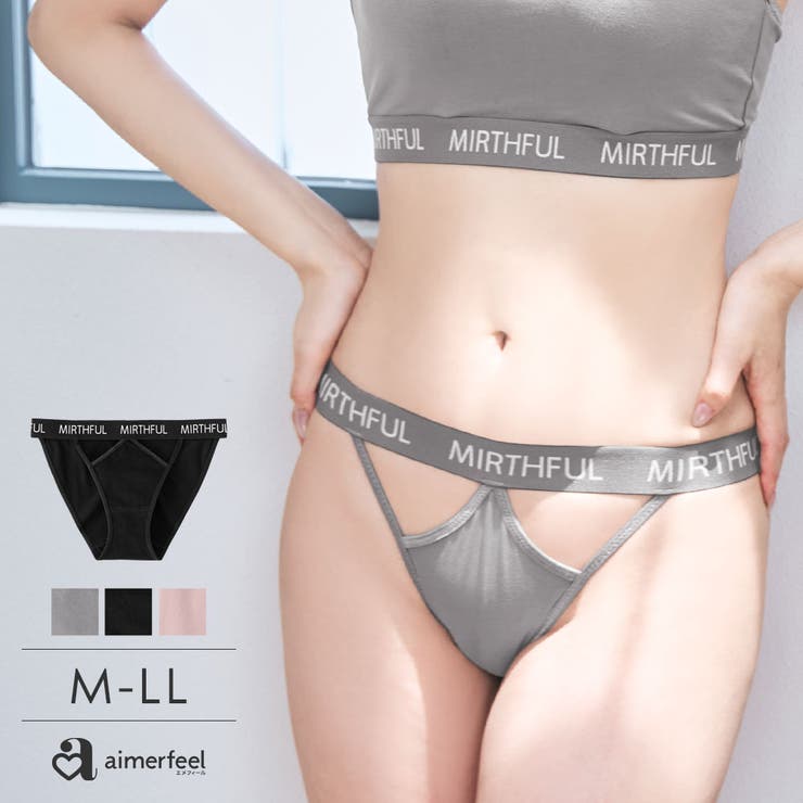 MIRTHFUL 綿混 プレーンショーツ | aimerfeel | 詳細画像1 