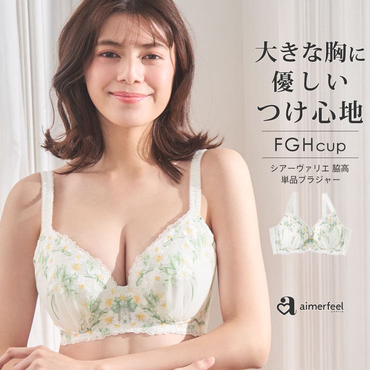 シアーヴァリエ 脇高 単品ブラジャー | aimerfeel | 詳細画像1 