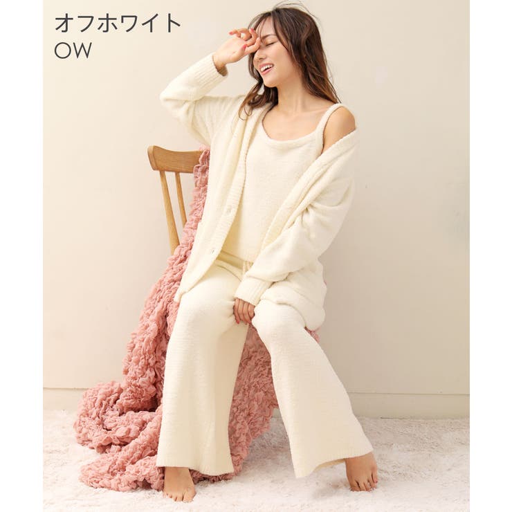 OW-オフホワイト | モールニット 長袖 3点セット | aimerfeel