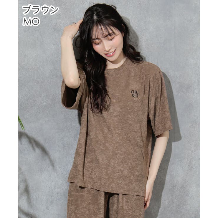 リラックスパイル 半袖 上下セット (男女兼用サイズ) | aimerfeel | 詳細画像7 