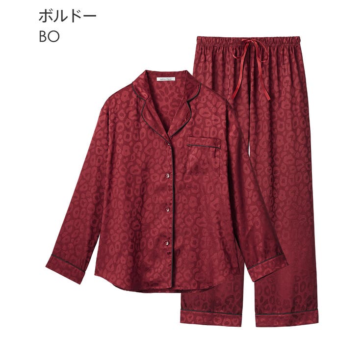 ヒョウサテン パジャマ 長袖 上下セット | aimerfeel | 詳細画像13 