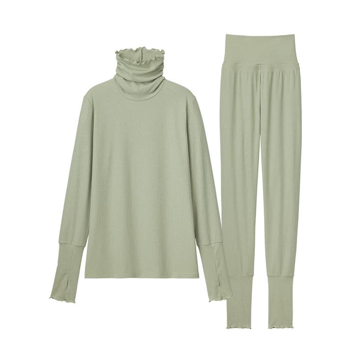 3首あったか 着るだけ快眠 腹巻付き 長袖 上下セット | aimerfeel | 詳細画像21 