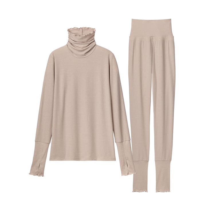 3首あったか 着るだけ快眠 腹巻付き 長袖 上下セット | aimerfeel | 詳細画像20 