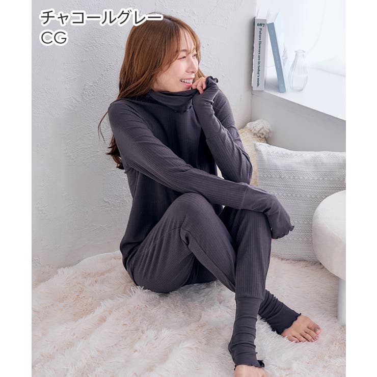 3首あったか 着るだけ快眠 腹巻付き 長袖 上下セット | aimerfeel | 詳細画像11 