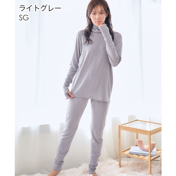 3首あったか 着るだけ快眠 腹巻付き 長袖 上下セット | aimerfeel | 詳細画像10 