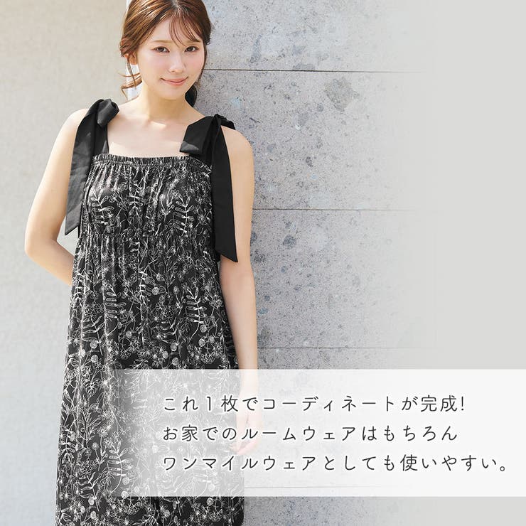 メニーフラワー マキシ丈 ワンピース | aimerfeel | 詳細画像2 