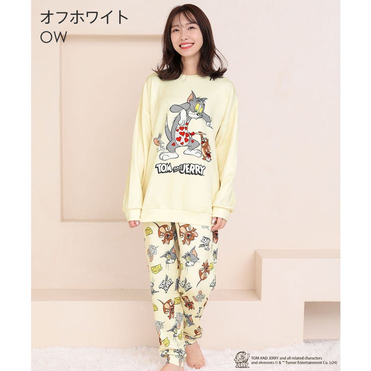 超爆安 トムとジェリー 長袖 (男女兼用サイズ)[品番 上下セット ジャケット・アウター