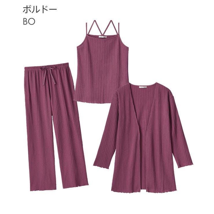 ▼ジャガード 編み柄 長袖 3点セット | aimerfeel | 詳細画像19 