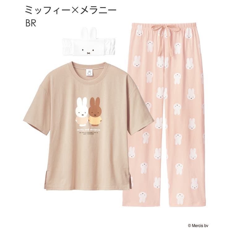 Dick Bruna 綿混 半袖 ヘアバンド付き 3点セット | aimerfeel | 詳細画像20 