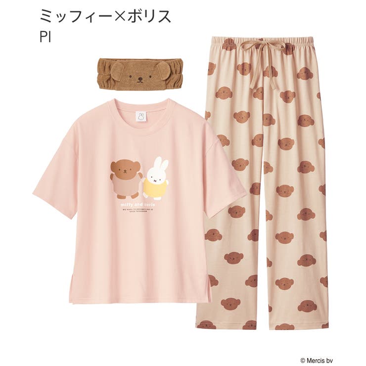 Dick Bruna 綿混 半袖 ヘアバンド付き 3点セット | aimerfeel | 詳細画像19 