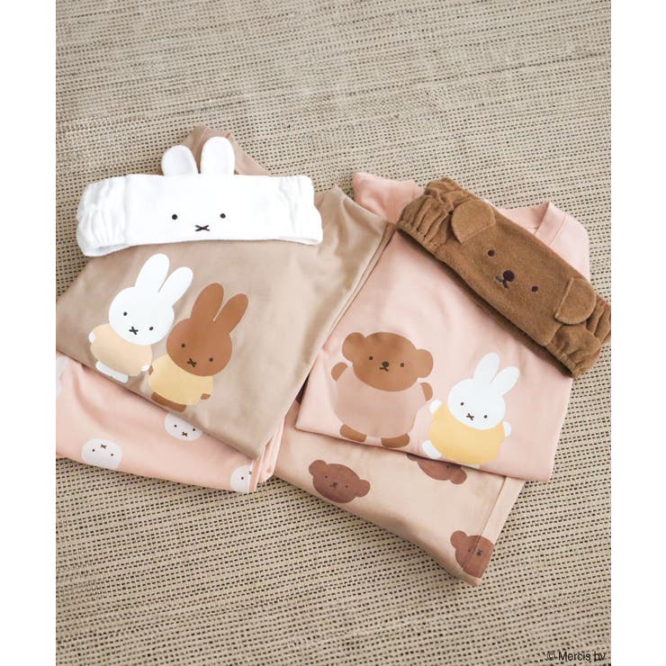 Dick Bruna 綿混 半袖 ヘアバンド付き 3点セット | aimerfeel | 詳細画像3 