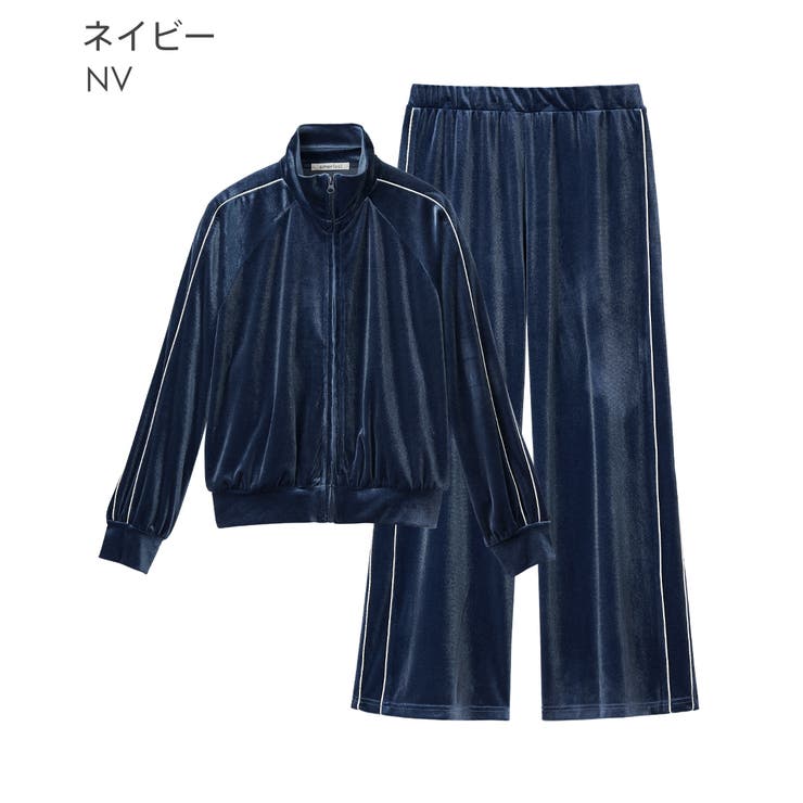 シャイニーベロア 長袖 上下セット | aimerfeel | 詳細画像12 