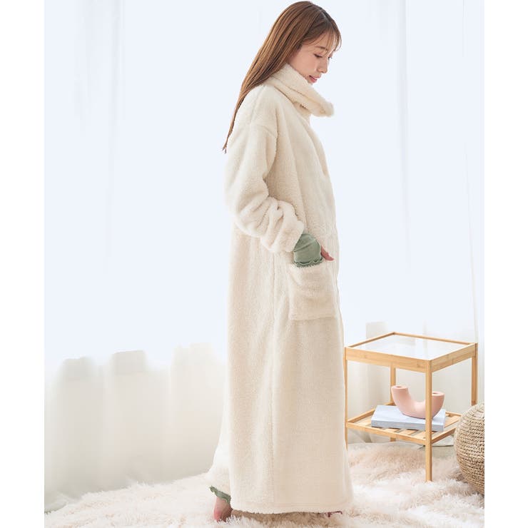 【WEB限定】首まであったか 長袖 着る毛布 | aimerfeel | 詳細画像9 