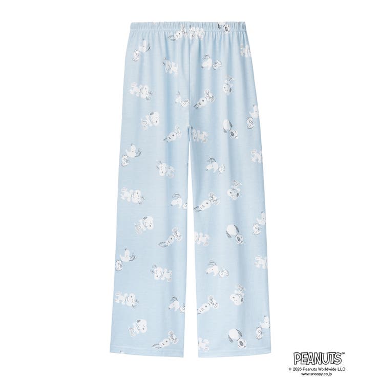 PEANUTS スヌーピー バックプリント 半袖 綿混 上下セット | aimerfeel | 詳細画像10 