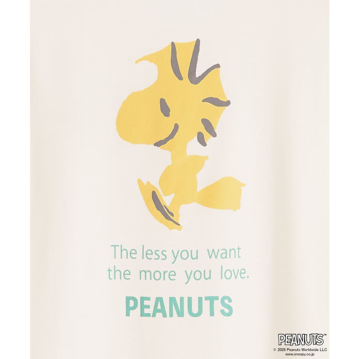 PEANUTS スヌーピー バックプリント 半袖 綿混 上下セット | aimerfeel | 詳細画像13 