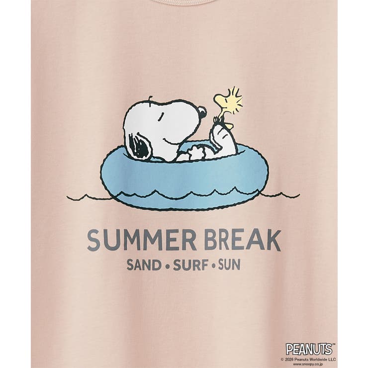 PEANUTS スヌーピー サマー 半袖 綿混 上下セット | aimerfeel | 詳細画像11 