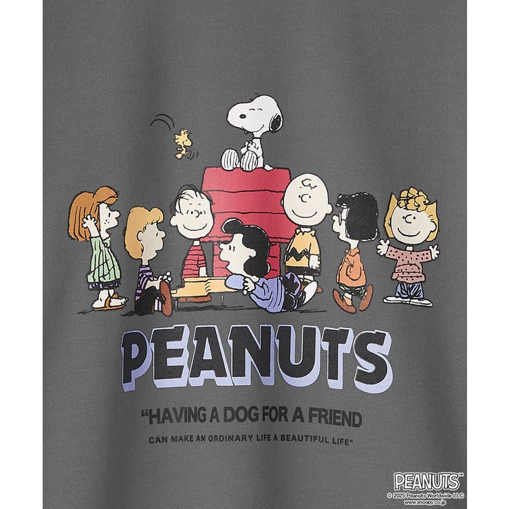 PEANUTS スヌーピー スウェット 長袖 上下セット (男女兼用
