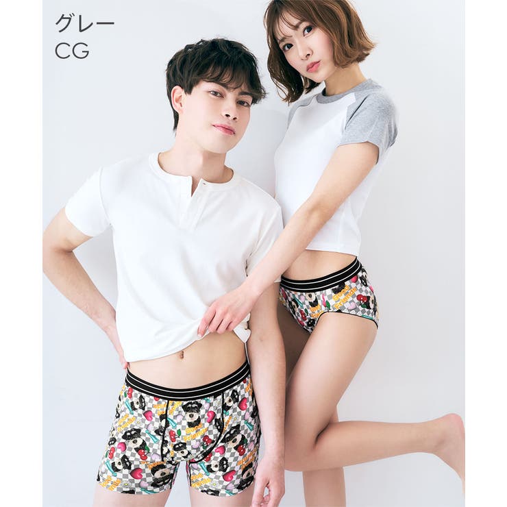 シュナウザー 3Dステッカー メンズ ボクサーショーツ (前開き) | aimerfeel | 詳細画像3 