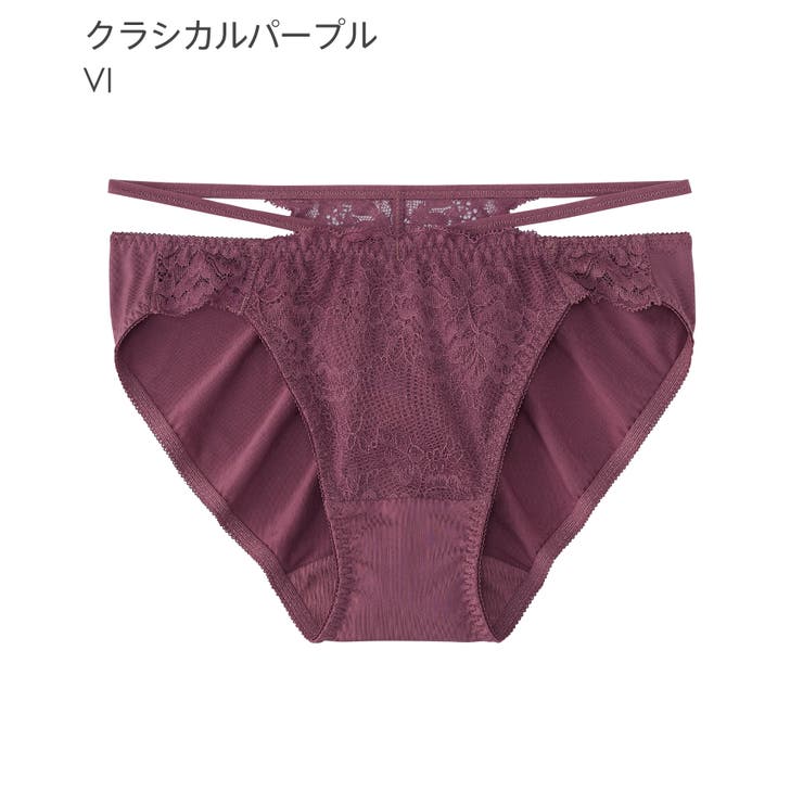 VI-クラシカルパープル | クロスコードレース プレーンショーツ | aimerfeel