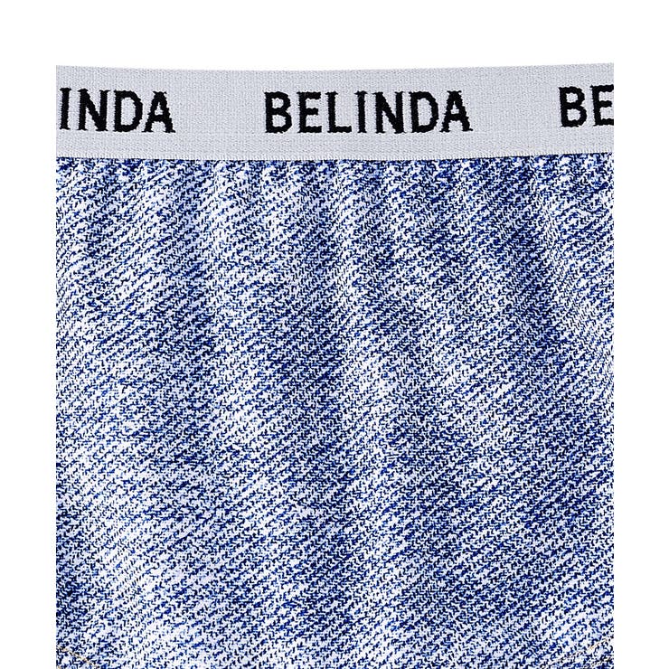 ▽BELINDA デニム ヒップハングショーツ[品番：SK000010155