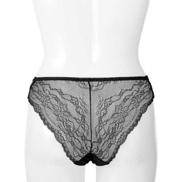 ヒョウサテン カシュクールレース ハーフバックショーツ | aimerfeel | 詳細画像12 