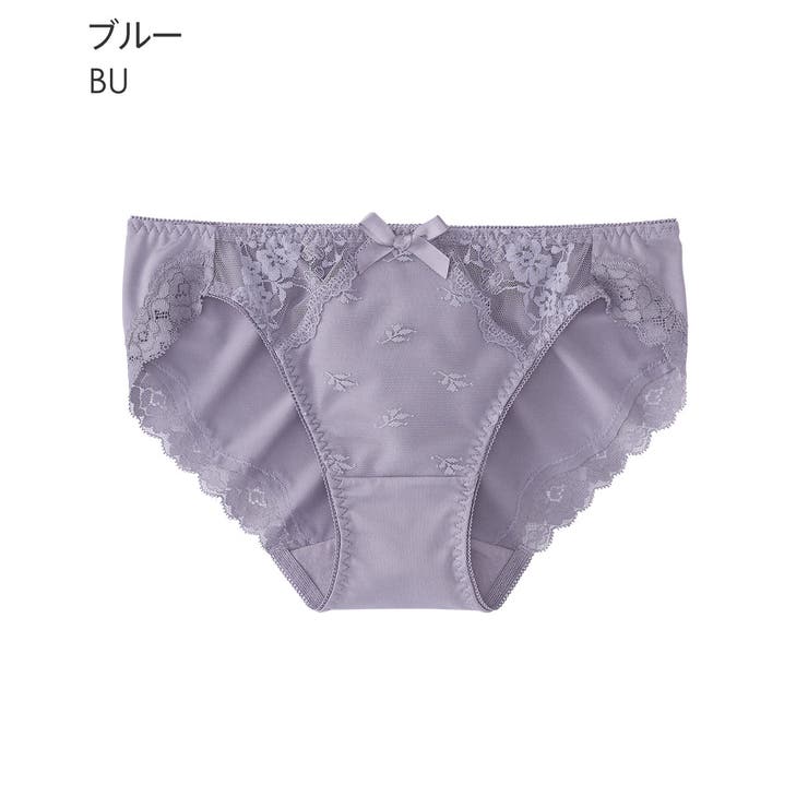 BU-ブルー | リフト カシュクールレース プレーンショーツ | aimerfeel