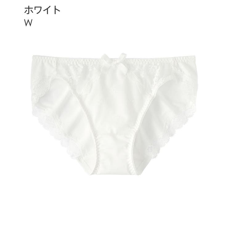 W-ホワイト | リフト カシュクールレース プレーンショーツ | aimerfeel