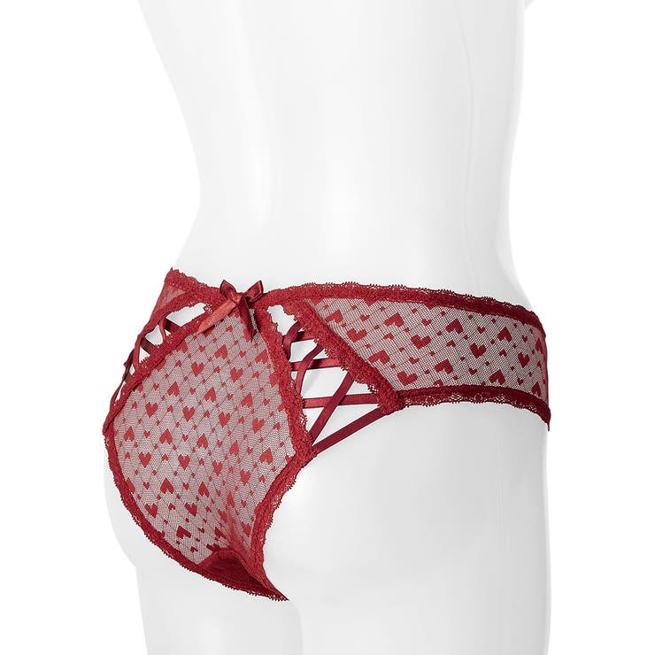 ハートチュール レースアップ ハーフバックショーツ | aimerfeel | 詳細画像14 