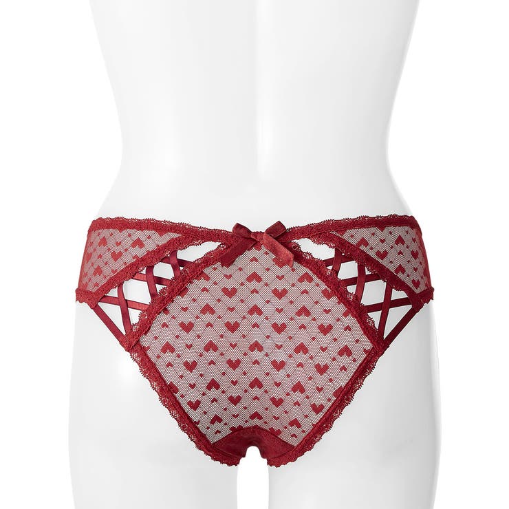 ハートチュール レースアップ ハーフバックショーツ | aimerfeel | 詳細画像15 