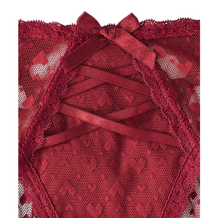 ハートチュール レースアップ ハーフバックショーツ | aimerfeel | 詳細画像16 